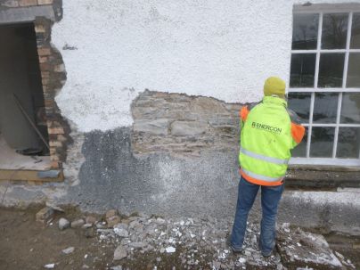 Render removal - back wall 2 - 25032013