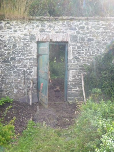 Walled garden side door - 12082013